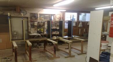 Dielňa – sklad materiálu DTD