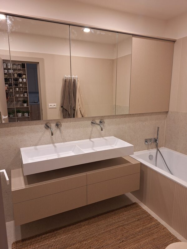 Kúpeľňová zostava – pohľad zboku