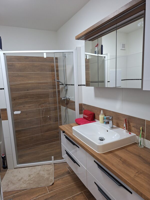 Obývačková stena – záver realizácie