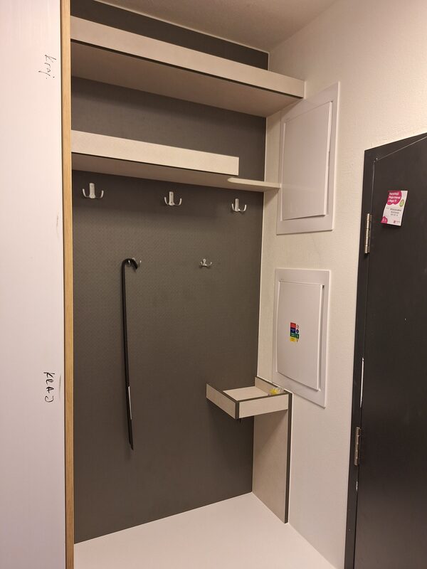 Obývačková zostava – detail hornej časti