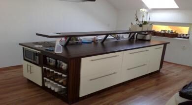 Kuchyňa na mieru – biely laminát